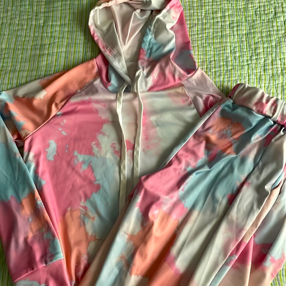 Tie dye jogger set